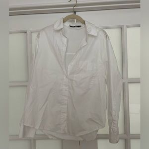 ZARA white button down